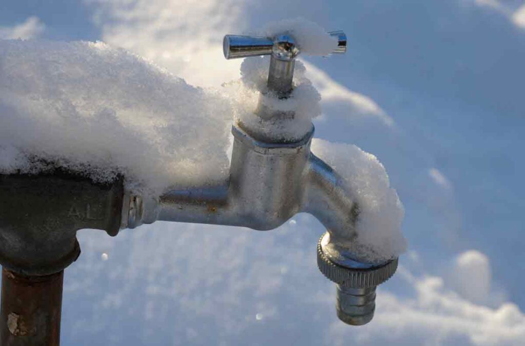 magic flow plumbing winter pipe